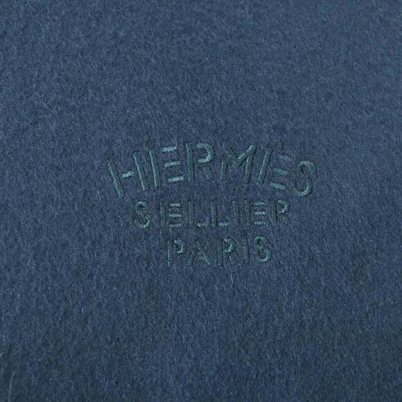 HERMES Authentic Blue Scarf - Picture 8 of 9